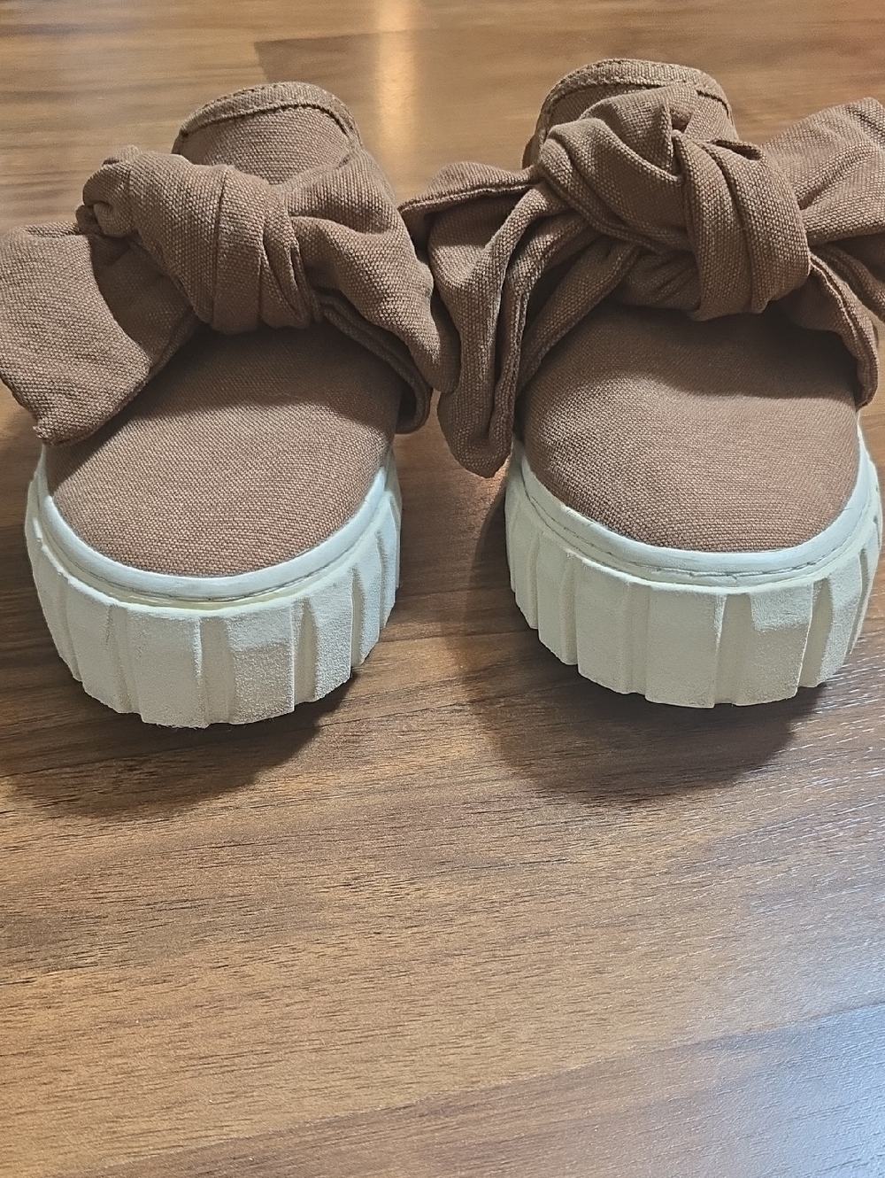 FARM Rio Canvas Platform Bow Mule Sneakers - Picture 3 of 11